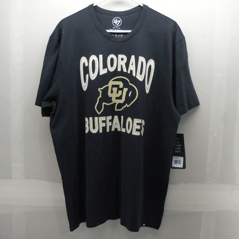 47' Brand Vintage Tubular NCAA‎ Colorado Buffaloes New Size XXL Black